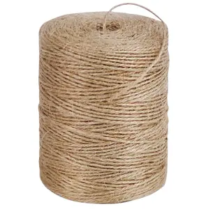 Natural Jute Twine String 800 Feet (3-Ply) - Craft and Decoration
