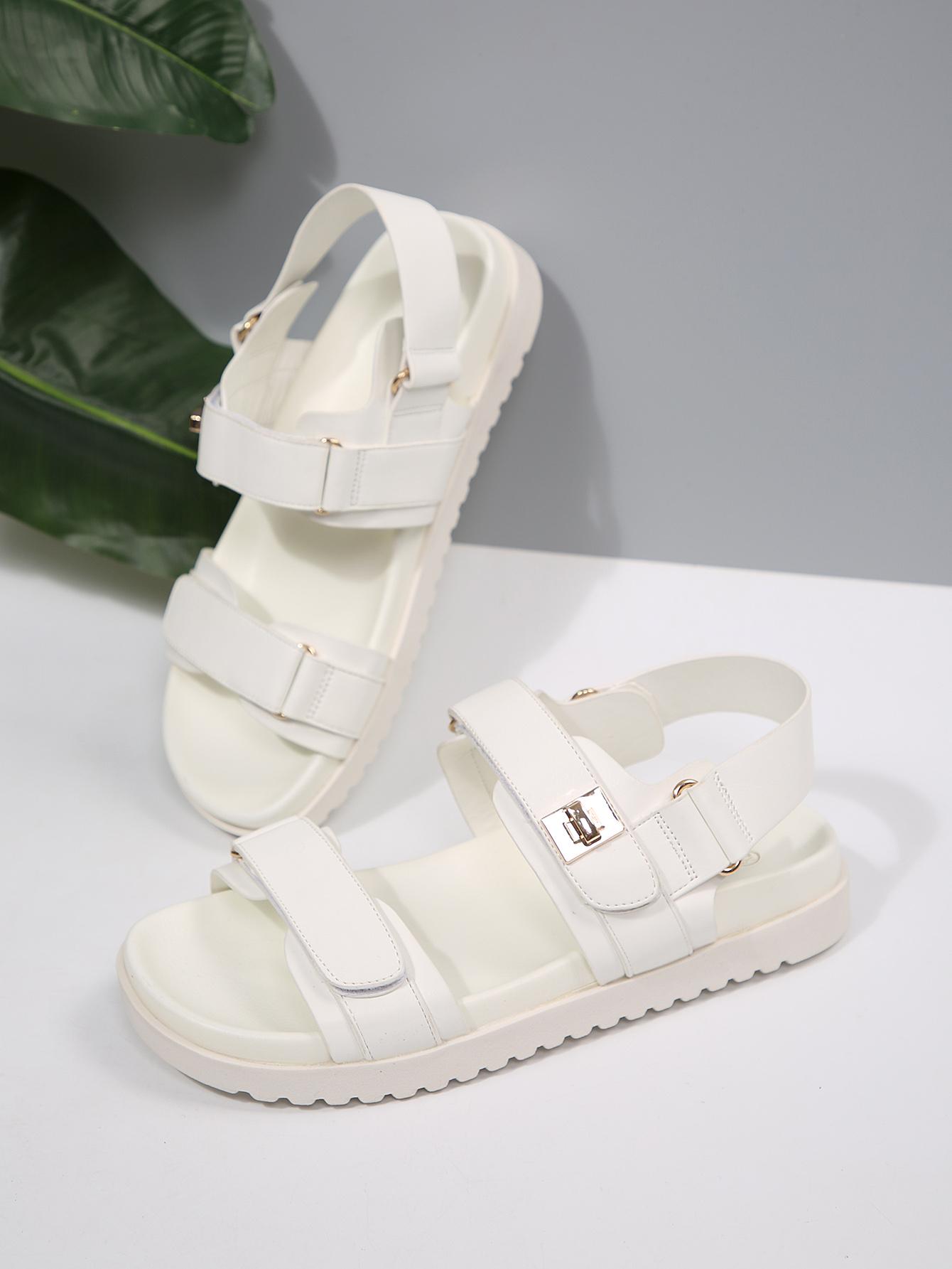 Women's Buckle-Fastened Sandals Perfect Gift  Girl Summer Walking Shoes