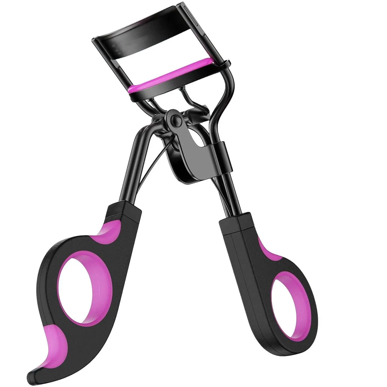 Curling Mascara Brush with 5 Replacement Silicone Pads, Beauty Lash Curler, Long-Lasting Curl Without Eye Damage, Includes Buffer Pad, Perfect for Daily Use, Eyelash Curler