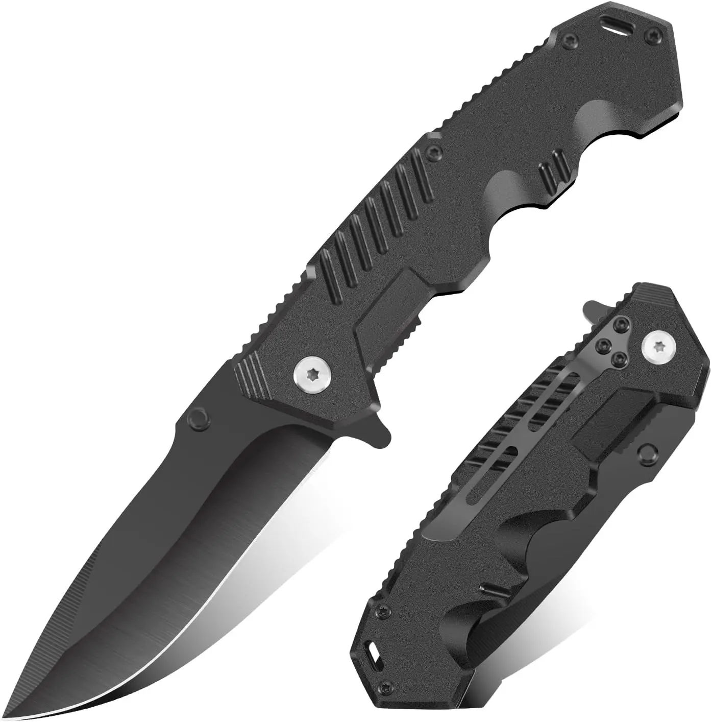 Kitchen Utility Knife with Stainless Steel Fixed Blade and Ergonomic Handle Multi-Use Tool for Home Cooking, Food Prep, Slicing, Dicing, Vegetable Cutting & Daily Culinary Tasks