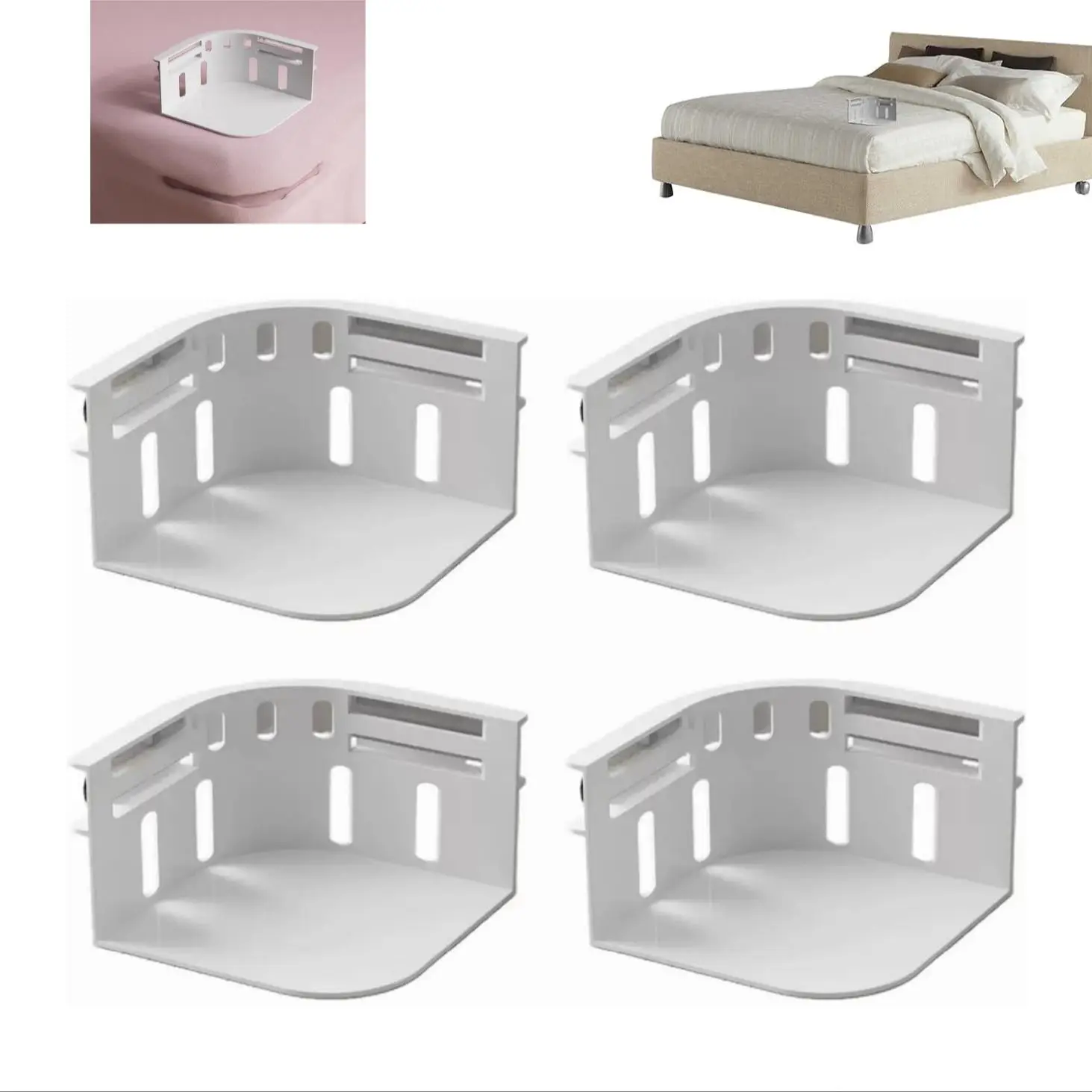 Bed Sheet Holder, 4 Counts Adjustable Durable Elastic Straps with Extra Strong Grip for Every Bed Size, Bedding Accessories, Home Decor, Sheet Gripper