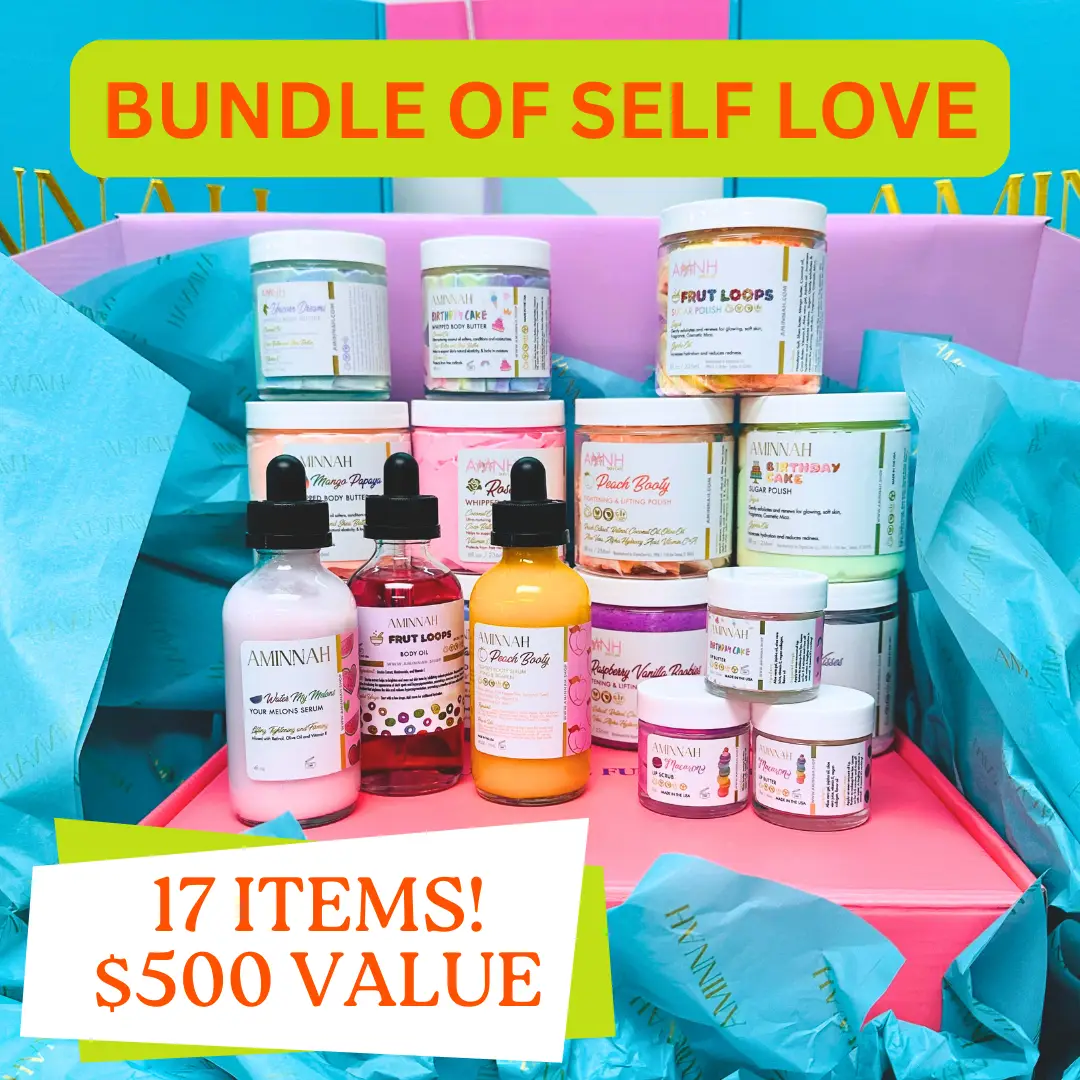 BUNDLE OF SELF LOVE Skincare Box - 17 Care Products for Hydration, Nourishment & Glowing Skin in Delightful Scents and Textures - Cosmetics, Comfort