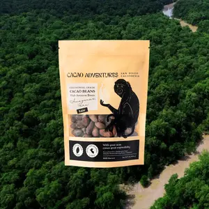 High Amazon Basin Native Raw Cacao Beans 1 lb