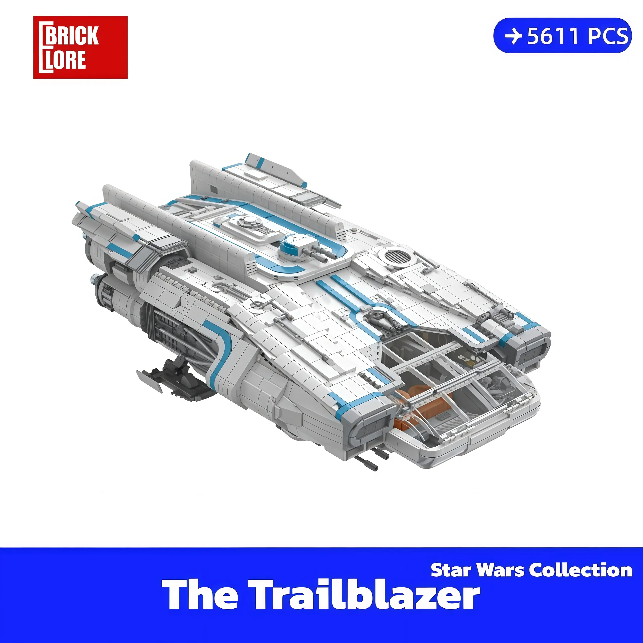 [BrickLORE](SHIP FREE) The Trailblazer Spaceship collection 5611 Pieces With GIFT box