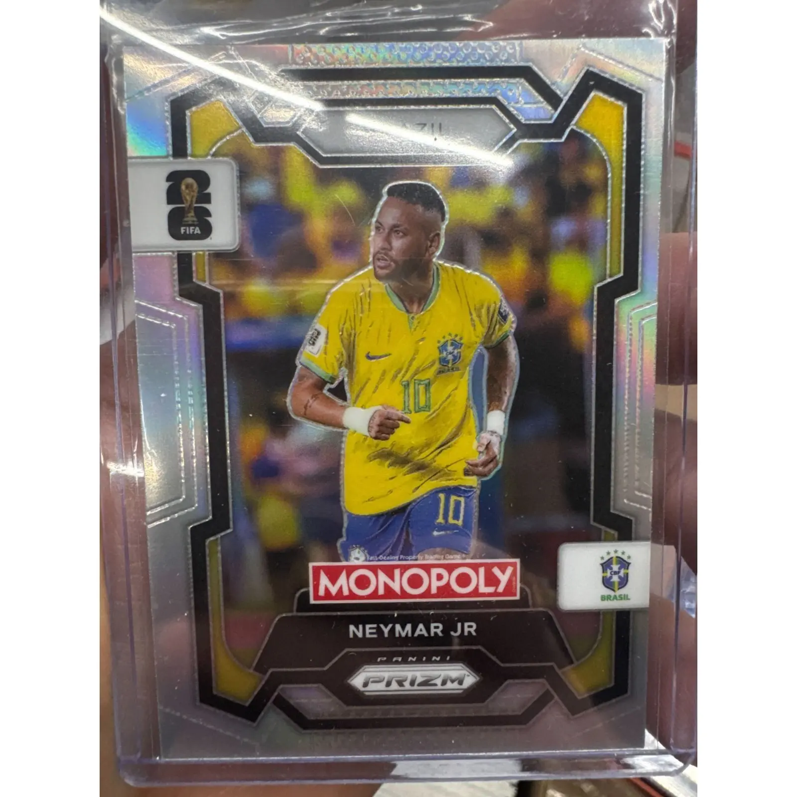 2026 Panini Prizm FIFA World Cup Card #15 Neymar Jr – Brazil, Silver