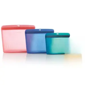 Ultimate Silicone Stand-Up Bag to store, cook, freeze, defrost, and organize