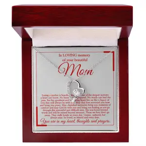Honor Your Mother’s Legacy With This Sterling Silver Necklace, A Sentimental Keepsake To Keep Her Spirit And Bond Close Always - FL25