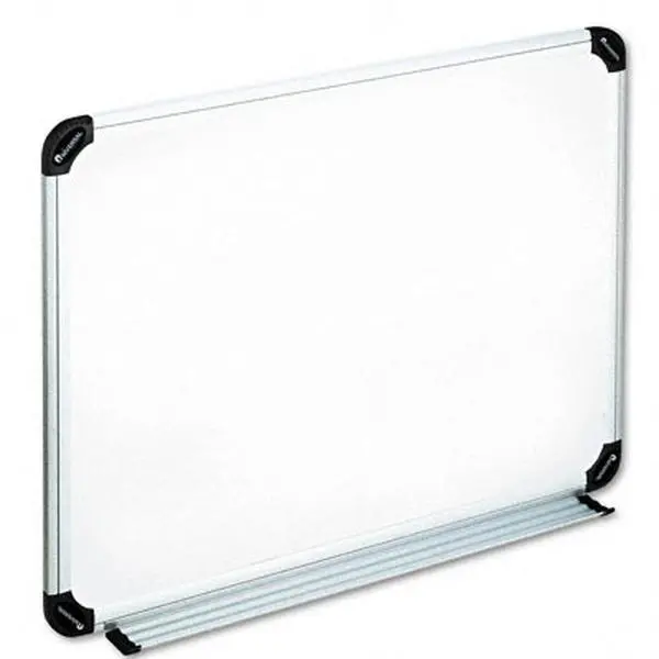 212 MAIN Whiteboard Set, 24 x 18 Inch Melamine Writing Board with Contoured Aluminum Frame, Fire Resistant with Universal Mount & Marker Tray for Office or Coaches, Fireproof, Office Use