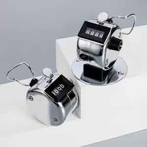 1pc 4-Digit Manual Metal Counter Point Counter 0-9999 1pc 4-Digit Manual Metal Counter Point Counter 0-9999