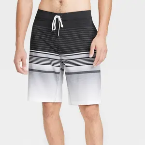 Goodfellow & Co Men's Swim Trunks Swimwear 10" Striped Board Shorts