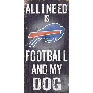 Fan Creations N0640 Buffalo Bills Football And My Dog Sign