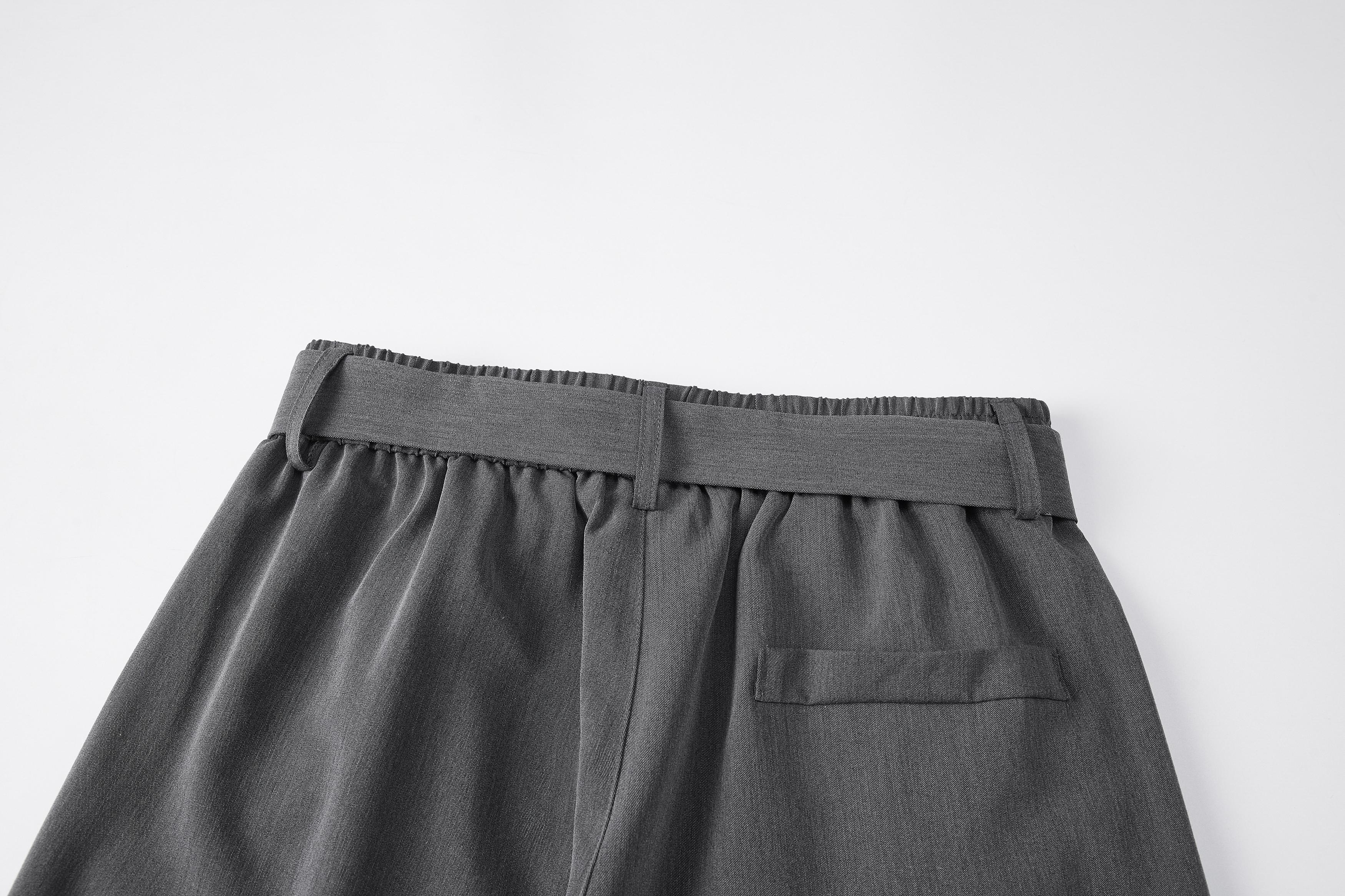 Men’s summer lightweight American high-street loose slightly flared casual dress pants