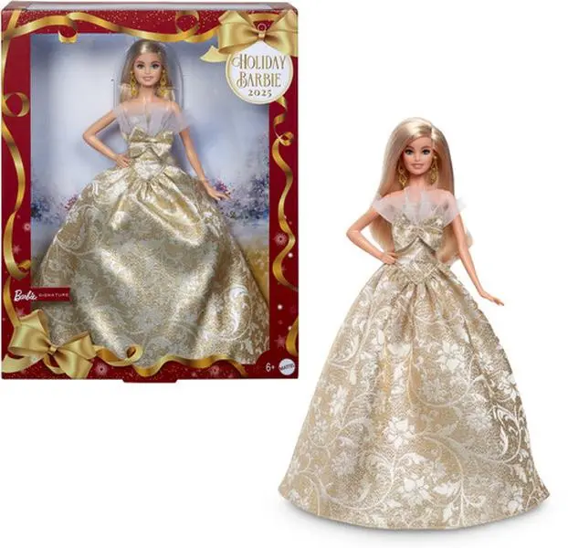 Barbie Holiday Doll 2025, Blonde  [COLLECTIBLES] Paper Doll, Collectible