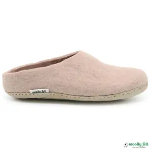 Pale Pink Shoes- Handmade Indoor Slippers- Organic Wool Shoes- Fairtrade, ISO Certified- House Slipper