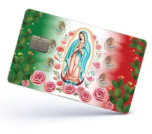 Virgen de Guadalupe Credit Card Skin Cover Vinyl Stickers (4 Pack) - Lady of Guadalupe Virgin Catholic chirstian decal