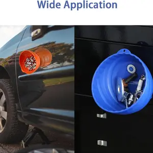 Magnetic Nut and Bolt Organizer Tray, Durable Abs Plastic, Multi-Compartment Screw Storage Box with Strong Magnets for Garage Workshop Car Tools