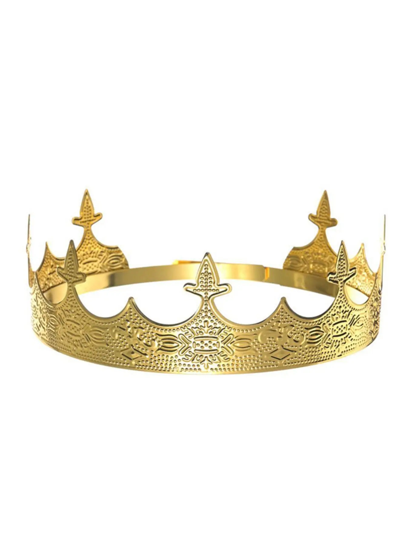 1 men's round crown royal birthday celebration headpiece metal prince headband suitable for weddings, parties, and events as a Father's Day gift Crown Tiara