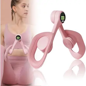 Inner Thigh Toner Squeeze Exercise Equipment, Leg and Arm Workout Trainer, Pelvic Floor Muscle Strengthener, All-in-One Home Fitness Tool for Thigh, Hip, and Body Toning