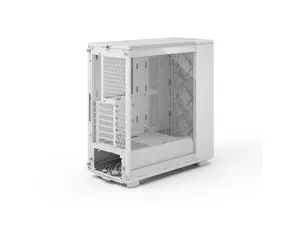 Fractal Design Epoch XL White - Tempered Glass Clear Tint - High Airflow PC Gaming Case - Mesh Front Panel - Three Momentum 14 Fans Included - Spacious Interior - ATX/mATX/ITX and Reverse Connector Motherboard Support