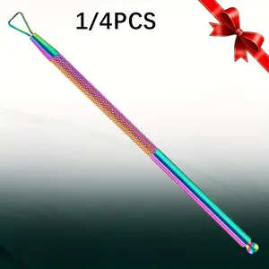 1/4pcs Professional Gel Nail Removal Tool Kit, Easy-To-Use Cuticle Pusher, Dead Skin Remover, Essential for Manicure Lovers, Gentle & Safe