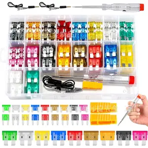 306pcs Car Blade Fuse Classification Kit, Small Medium Fuses Mix for Cars Trucks Motorcycles, Box Included, 2a/3a/5a/7.5a/10a/15a/20a/25a/30a/35a/40a