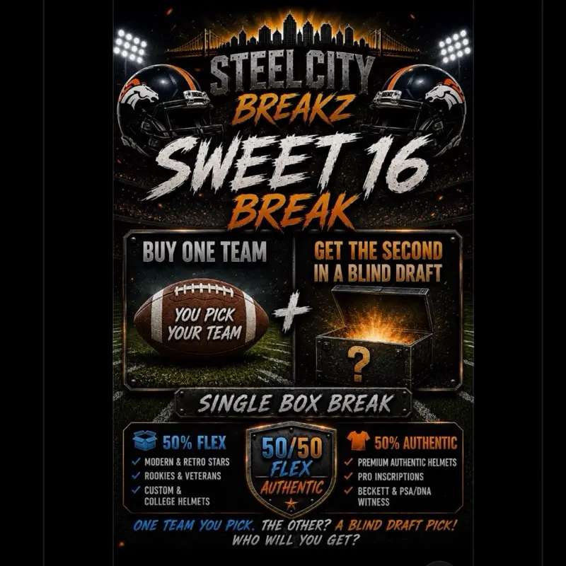 Sweet 16 - 50/50 FLEX/Authentic Helmet Break Sweet 16 - 50/50 FLEX/Authentic Helmet Break