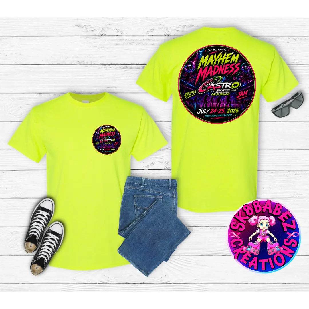 Mayhem Madness 2026 – Official Event T-Shir