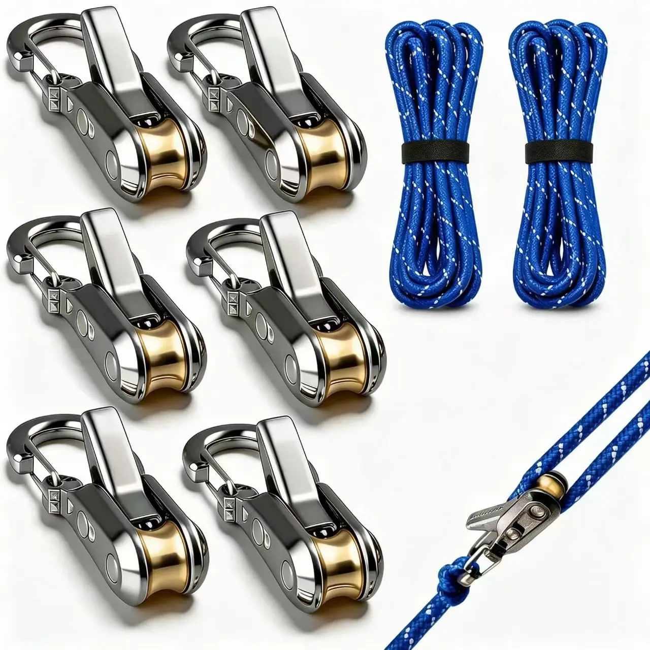 Retractable Loop Rope—Adjustable Rope 2026 New Model Rope Reel with Simple Knot Accessories—A simple and safe securing device suitable for outdoor activities, camping, sailing, marine mooring, tool accessories, truck supplies, and automotive essential