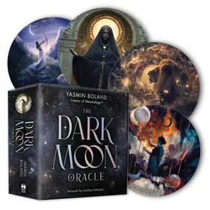 The Dark Moon Oracle: A 48-Card Deck and Guidebook from the Creator of Moonology -- Yasmin Boland, Cards