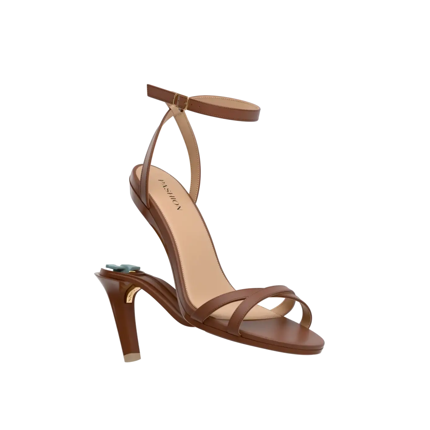 The Brynn - Walnut Leather 4" Stiletto