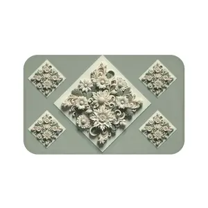 Bath Mat Sage and Ivory