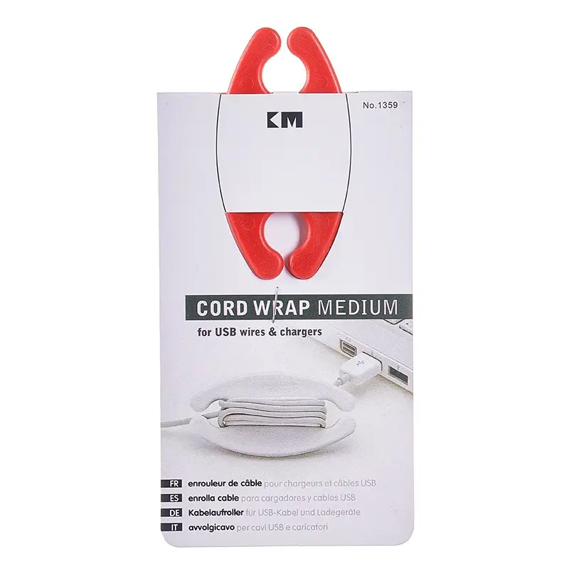 Rumilife Cord Wrap-Large | Cable Organizer, USB Charging Cable Winder, Portable Data Cable Storage Clip