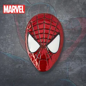 1PC Marvel Officially Licensed Character Lapel Pin Spider-Man Captain America Avengers Thor Punisher Premium Colored Pewter Brooch for Clothes Bags Scarves Fashion Accessory Gift