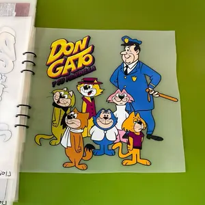 Top Cat Don Cato y Su Pandilla DTF Heat Transfer HOT Peal Press Shirt Transfer Easy Press