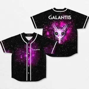 Galantis Baseball Jersey EDM Music Shirt, EDM Festival Family Gift, Unisex Breathable Men's Jersey, 420 Lover Graphic Shirt, Gift For Baseball Fan EDM Electronics Music