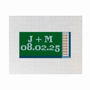 Custom Matchbox Needlepoint Canvas (Personalized Hand-Painted DIY Design
