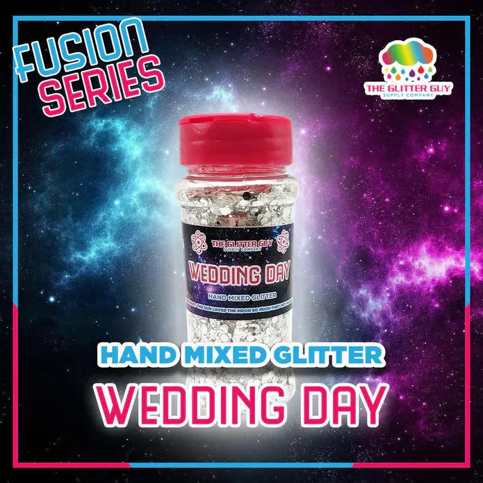 The Glitter Guy Fusion Series Hand Mixed Chunky Cosmetic Glitter - for Wedding Days, Cosmetic Use, DIY Projects, Hand Mixed Glitter