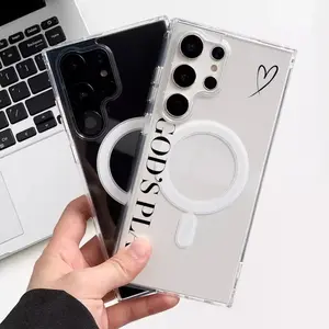 Slogan God Glory Plan Pattern For  GalaxyS25/ S24/S23/S22 S24+/S23+/S22+Ultra FE Plus all inclusive anti fall phone case Protection Cover shock poof case Screen Protector Casin-51YKLSX-05