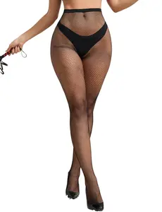 Womens Fishnet Stockings High Waist Tights Mesh Pantyhose Small Mesh Womens Fishnet Tights Style sexy costume