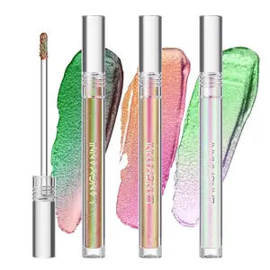 Metallic Liquid Chameleon Eyeshadow, Multi-Dimensional Eye Looks, Long-lasting Holographic Glitter Multichrome Eyeshadows Makeup (#002+006+013) springtok