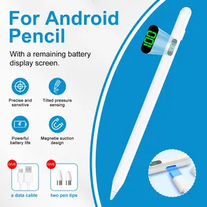 Touch Pen for Android Devices, Quick Charging, Ideal for Drawing, Work, Entertainment, Compatible with Xiaomi, Samsung, Huawei