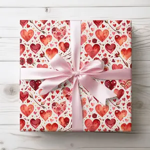 Romantic Heart Wrapping Paper