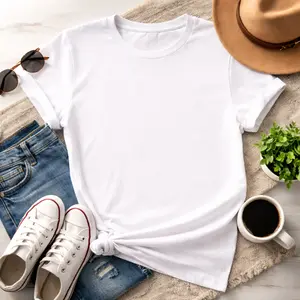 Personalized White T-Shirt Custom Name & Number, Minimalist Plain Tee for Men Women