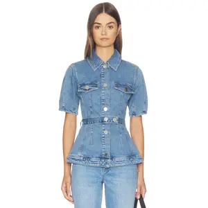 ALIGNE Jette Denim Shirt in Light Wash