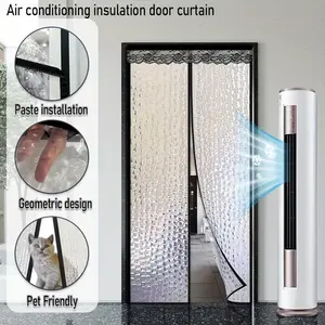Traditional magnetic insulation door curtain, air conditioning EVA door cover, temperature controlled insulation door partition, courtyard and room automatic closing door mesh, fashionable decorative home decoration