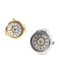 New Arrival Women's Ring Watch Vintage Versatile Quartz Watch Trendy Creative Couple Finger Watch, Unique Design, Perfect Gift