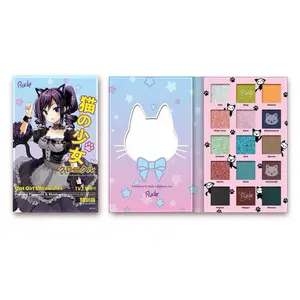 Manga Collection Pressed Pigments & Shadows Palette - Cat Girl Chronicles eyeshadow Makeup Matte Shimmer Cosmetic