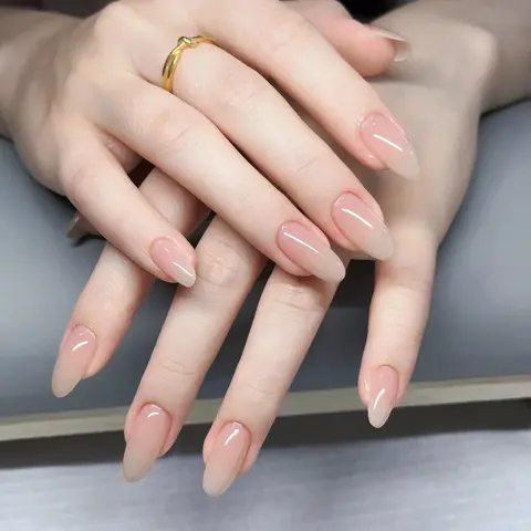 Short Almond Fake Nail, Decorative Nails, False Nail, 30pcs/set Press on Nails with Nail File & Jelly Glue, Removable Full Cover Artificial Fake Nail, Women Girls DIY Manicure, Nail Extension Set, Fake Nails Extensions