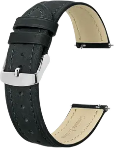 Extra Long Watch Bands 18mm 20mm 22mm 24mm, Leather Watch Straps for Men, XL Replacement Strap