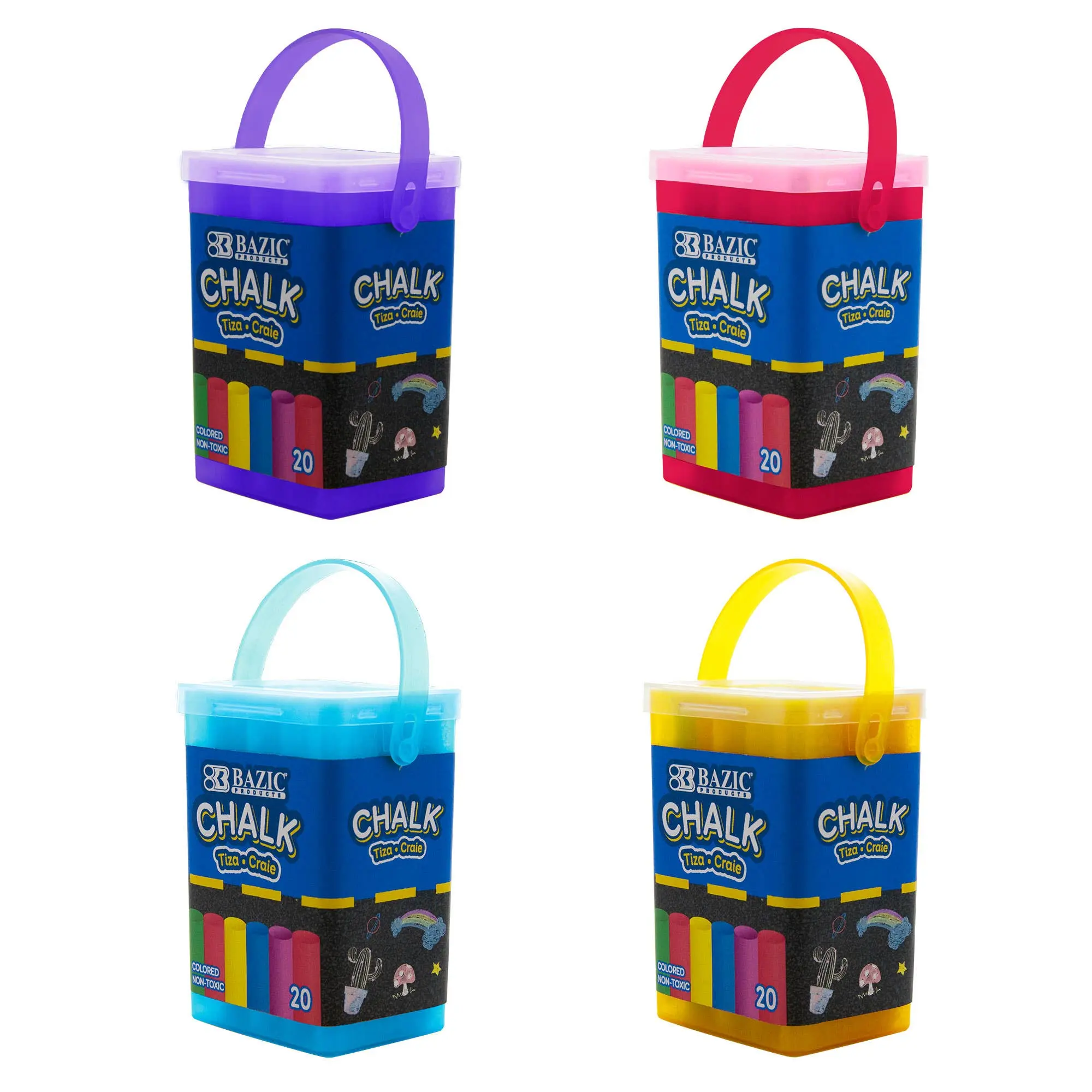 Color Chalk (20/Bucket): 24 Color Chalk (20/Bucket): 24